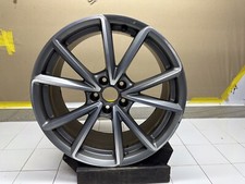 AUDI A4 S4 S-LINE V SPOKE 19" GREY ALLOY WHEEL RIM 8.5J 8W0601025BD GENUINE X1