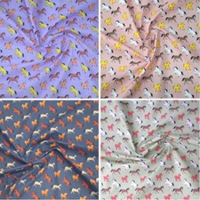 Polycotton Fabric Horses