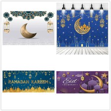 Eid Mubarak Photo Background Ramadan Kareem Family Room Backdrop Banner Decor