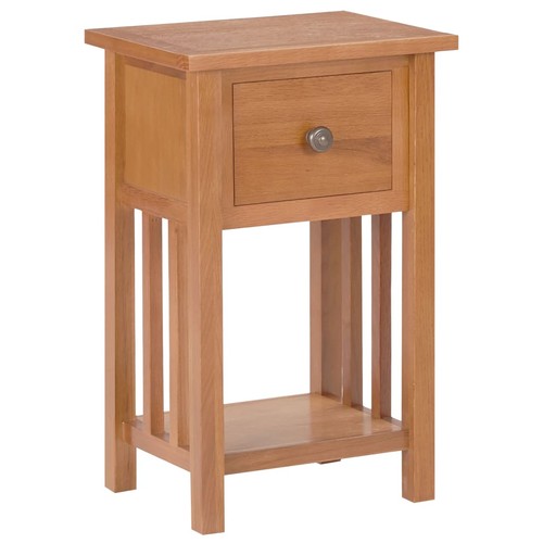 Solid oak wood magazine table - magazine,