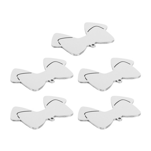 5pcs bow shape - shape, tag