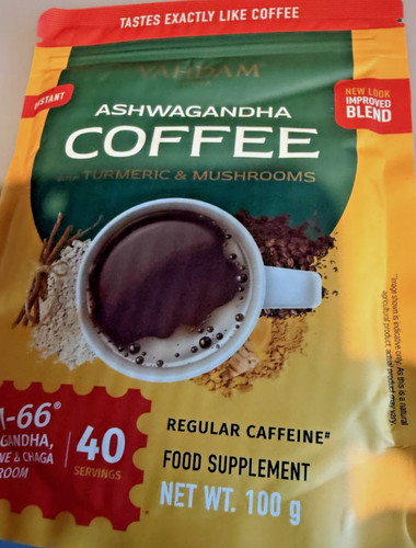 Vahdam ashwagandha coffee - ashwagandha, coffee|