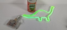 Green Neon Dinosaur wall hanging Night Light USB or Battery operated Party Bar