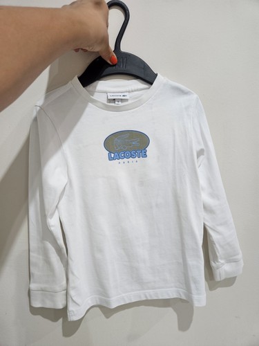 Boys white lacoste shirt - white, t-shirt