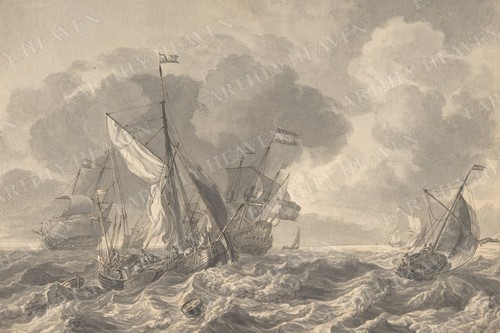 Ships stormy sea ludolf - ships, in