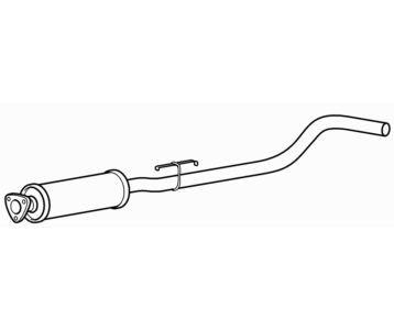 Centre exhaust middle - exhaust,
