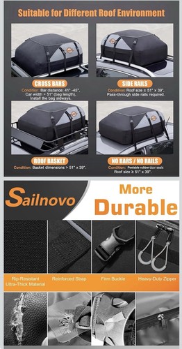 Sailnovo roof box cubic - box,