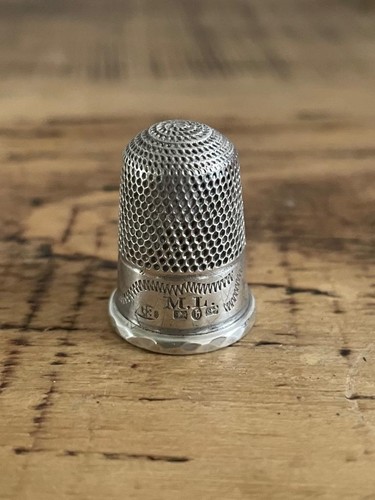 Sterling silver thimble - sterling,
