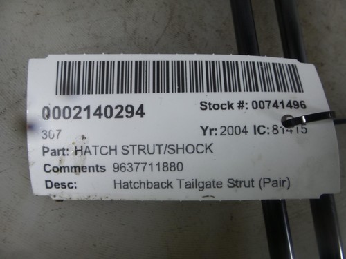 2004 peugeot 307 hatchback - peugeot,