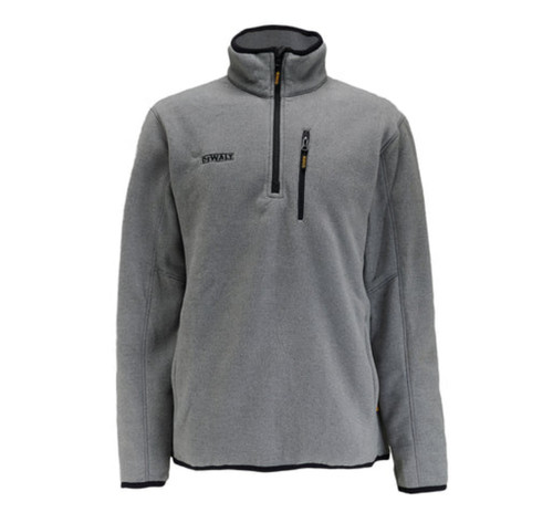Dewalt zip mid layer grey - dewalt,