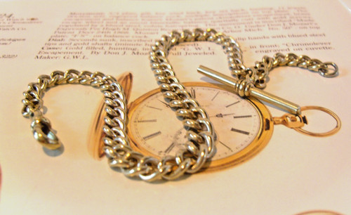 Pocket watch chain 1920s big - 1920s,