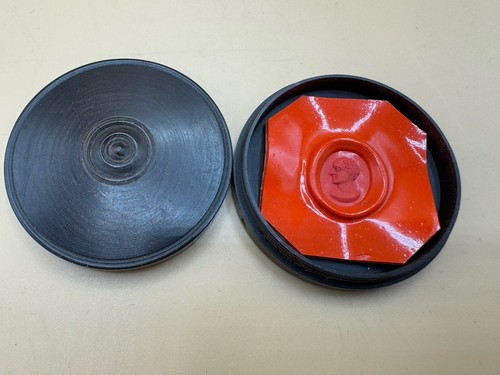 Georgian wooden seal box with - georgian,