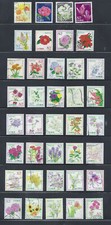 Japan 2015-2023 Flowers 20 Complete 82Y & 84Y Used Sets 98 Stamps - See Scans