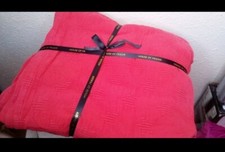 House of Fraser Throw and Bedspread Embossed 100% Cotton Stone Washed. 