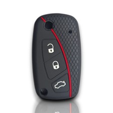 3 Button Flip Key Case For Fiat Panda Punto Stilo Bravo Remote Key Shell Cover