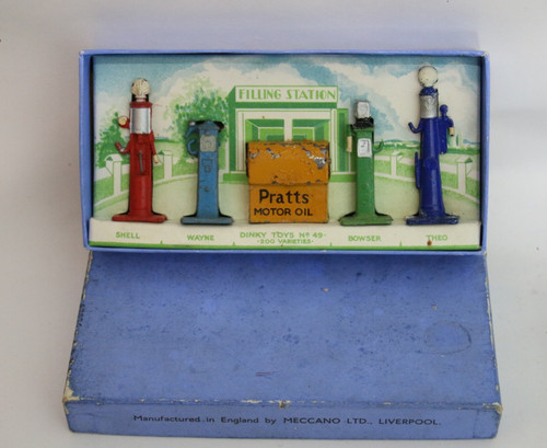 Dinky toys pre war petrol - pre-war, pump