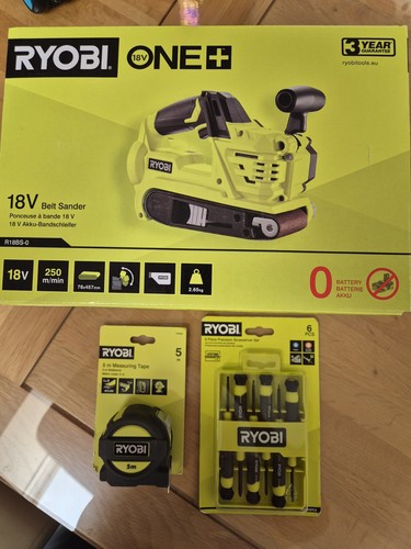 New ryobi belt sander 5m - new, /