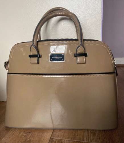Glossy beige brown paul - glossy,