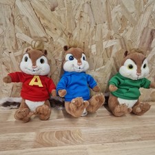 Alvin and The Chipmunks Plush Dolls Alvin Simon Theodore official 
