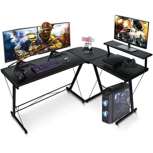Shaped gaming desk - pc,
