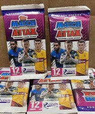 Topps Cinch SPFL Match Attax 2024 Trading Cards Booster Packs 24 Packs Lot -