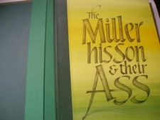 AESOP'S FABLE OF THE MILLER, HIS SON & THEIR ASS Incline Press ltd ed Lino cuts