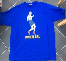 Royal Blue Skinhead Girl T Shirt- Size 3 XL