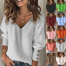 Womens Knitted Pullover Long