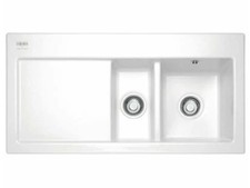 Franke Mythos MTK 651 Ceramic 1.5 Bowl Inset Sink White 124.0050.121