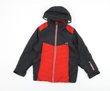 Wed'ze Boys Red Rain Coat Size