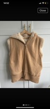 Zara Women's Reversible Gilet Size M/L VGC Beige