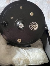 J.W Young & Sons Trudex  Centre Pin 4’ Fishing Reel  Vintage In Original Box