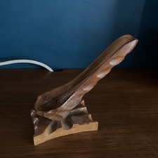 HAND CARVED  WOODEN  STAND