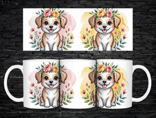 Cute Watercolour Dog Mug 11oz