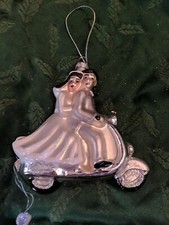 XMAS ORNAMENT WEDDING SCOOTER