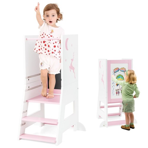 Wooden kids step - step, toddler
