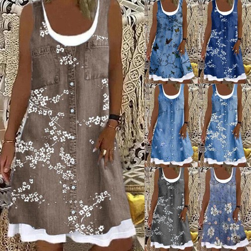 Womens summer sleeveless midi - summer,