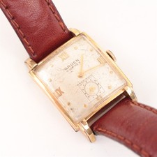 Gruen Curvex Wristwatch Vintage Men's 17 Jewel 10k Goldfilled - XC268