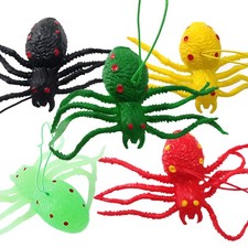 5 pcs Latex Fake Spider