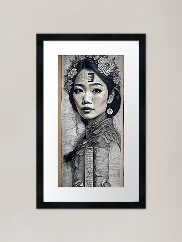 Charcoal drawing illustration