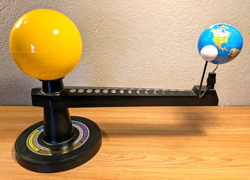 Sun earth moon orbital model - earth,