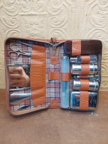 Vintage piece mens shaving - piece,