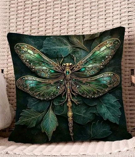 Emerald green dragonfly - emerald,
