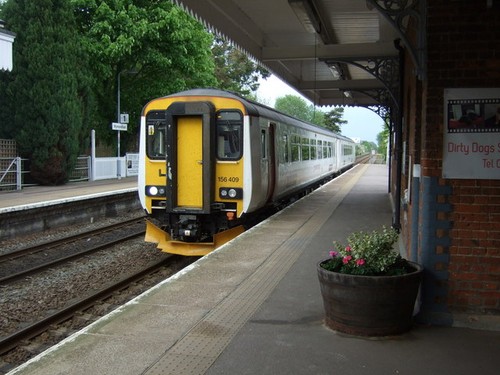 Photo 6x4 wymondham - wymondham, railway