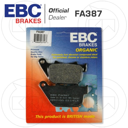 Brake pads rear - brake, ebc