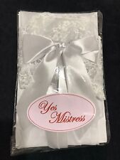 Sissy Bride stockings by the luxury brand Yes Mistress