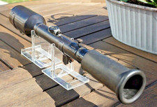 SNIPER SCOPE HELIOS 7x R. FUESS STEGLITZ-BERLIN + SUN SHIELD 100% ORIGINAL WW1