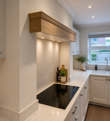Bespoke oak kitchen mantle - ,