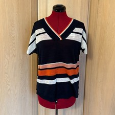 Ladies Next Striped Linen Mix