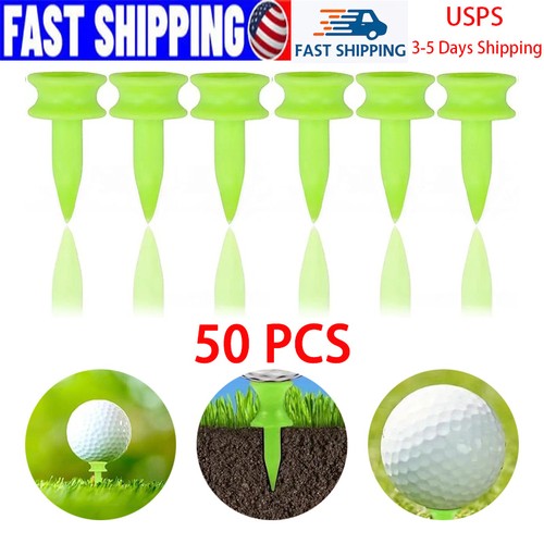 Green golf tees 50pc - green,